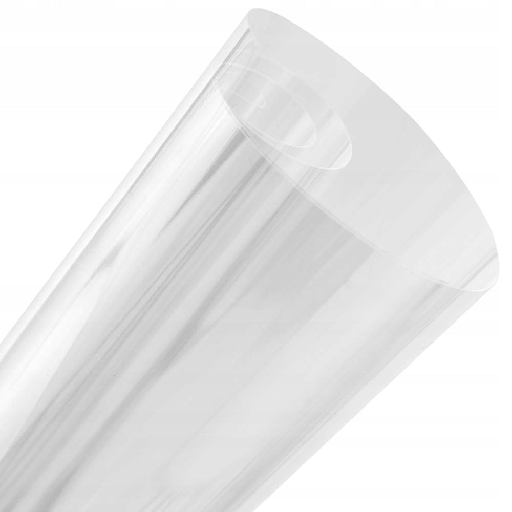 Decorative cellophane, 50/70cm, transparent, roll (50 sheets)
