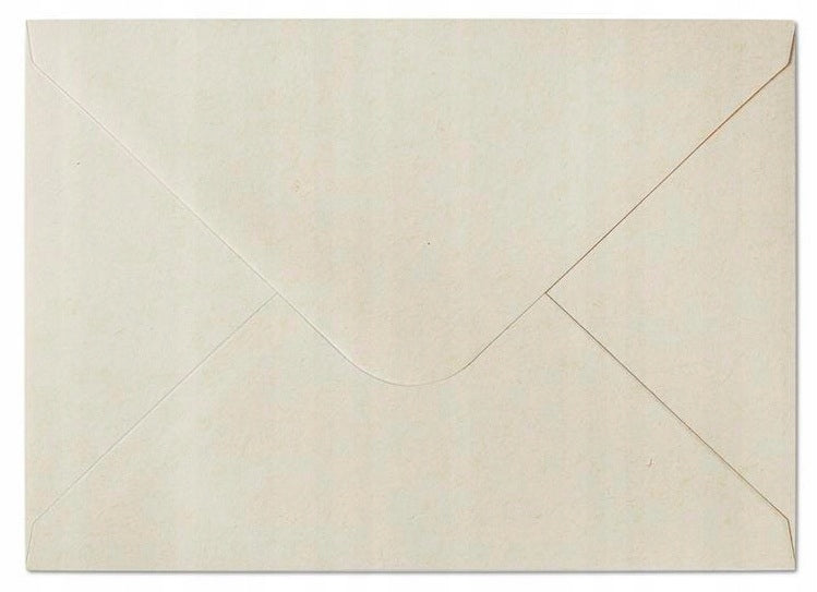 Decorative envelopes light beige C6 10pcs.