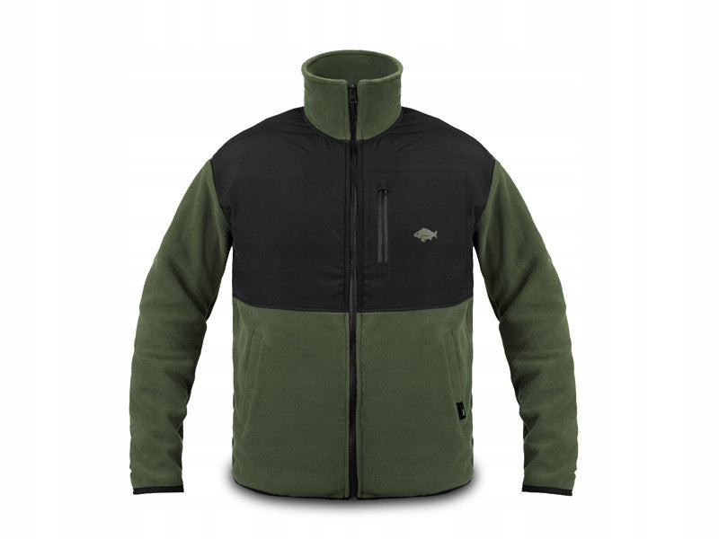 Delphin Twin Zip Pleece Jacket Size-XL