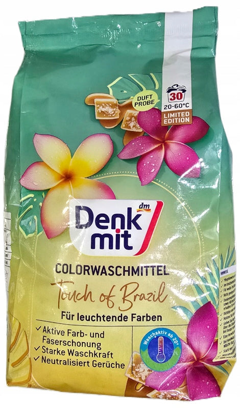 Denkmit Washing powder Touch of Brazil 30 washes