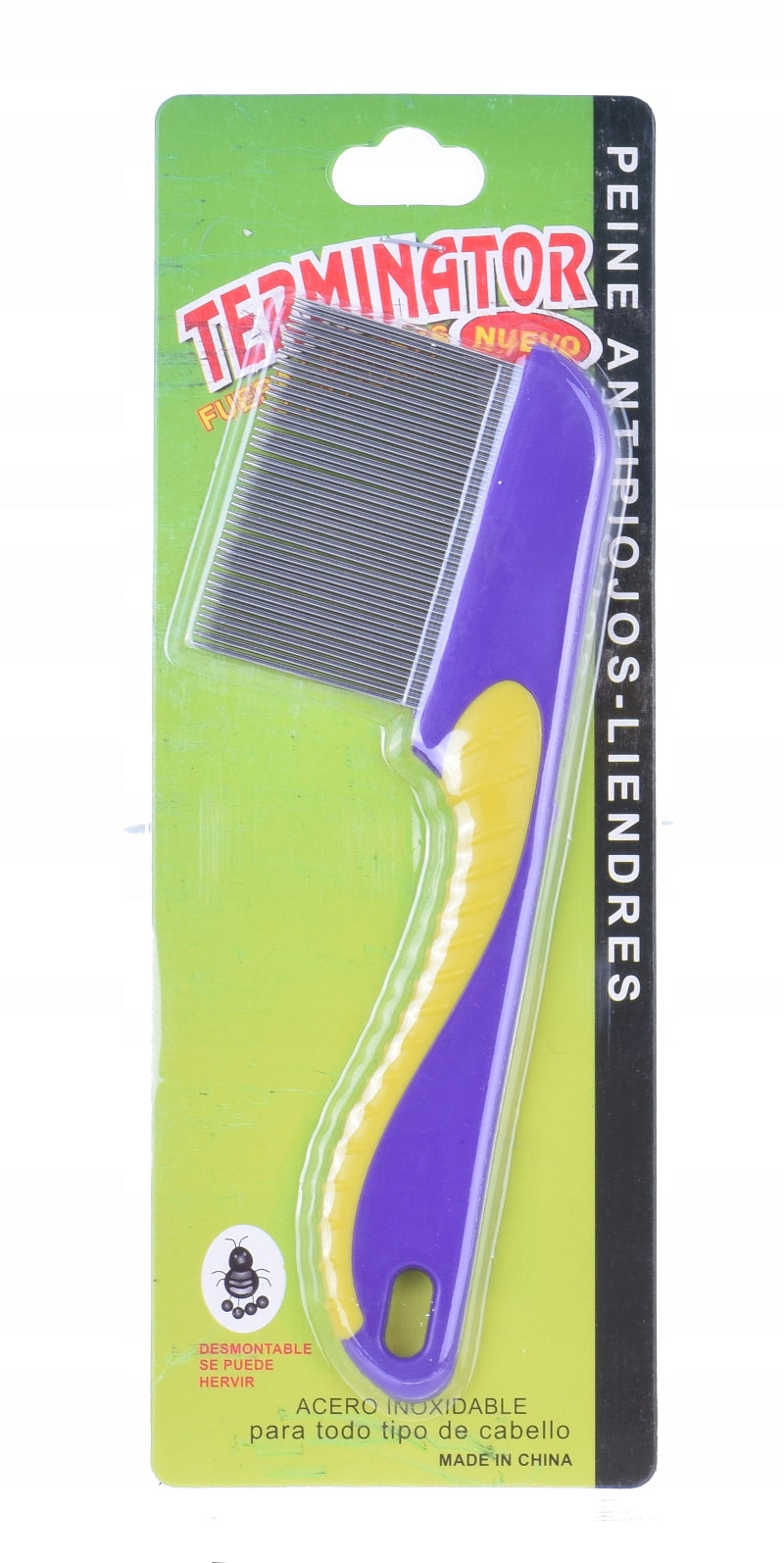 Dense comb for combing out tick flea lice