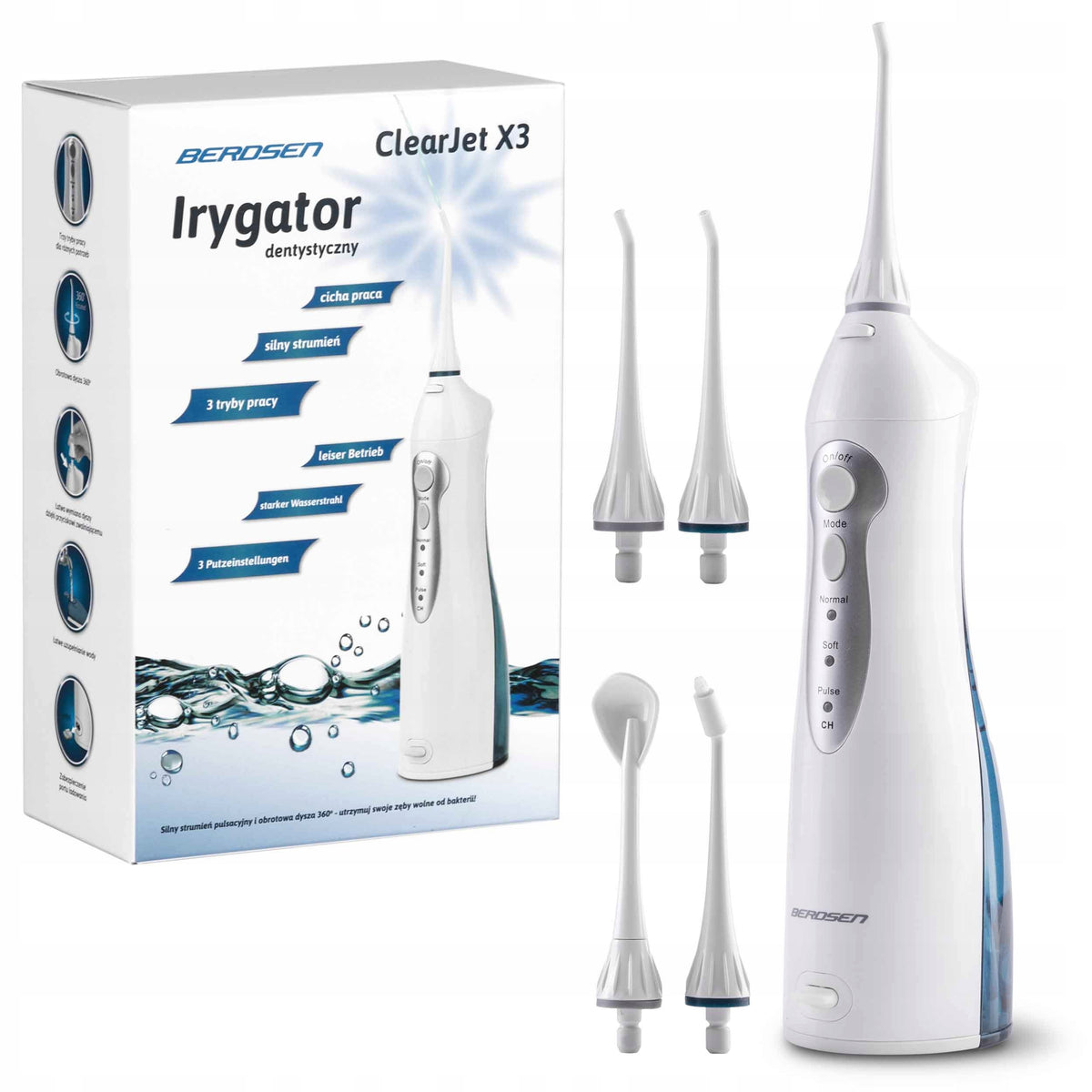 Dental Irrigator Wireless Berdsen Clearjet