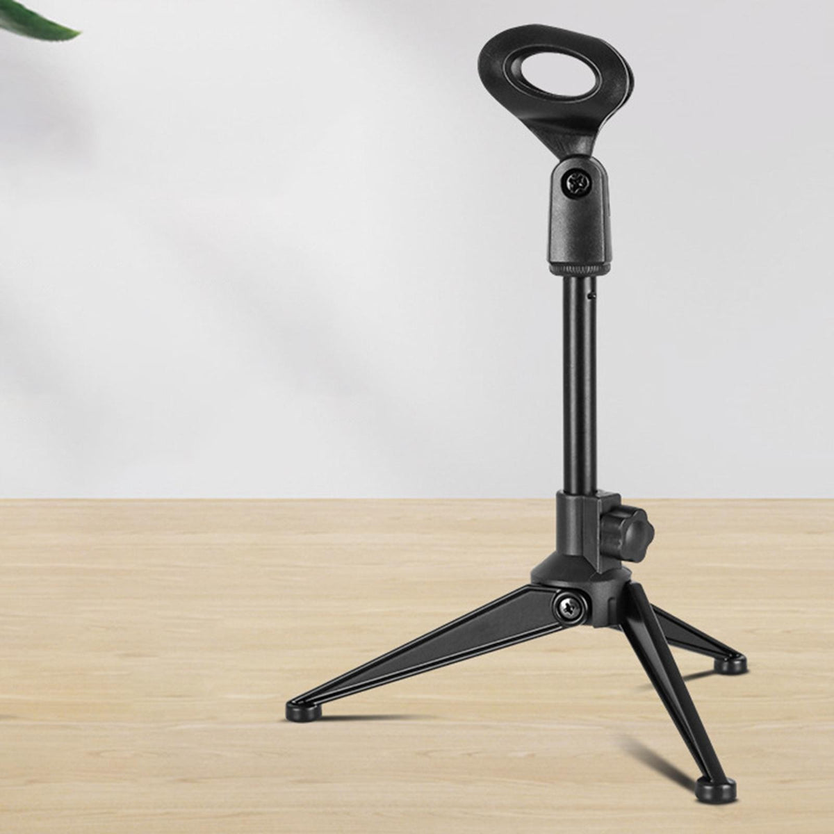 Desktop Microphone Stand Easy to Use Space Saving Mic Stand Adjustable Packaging status original