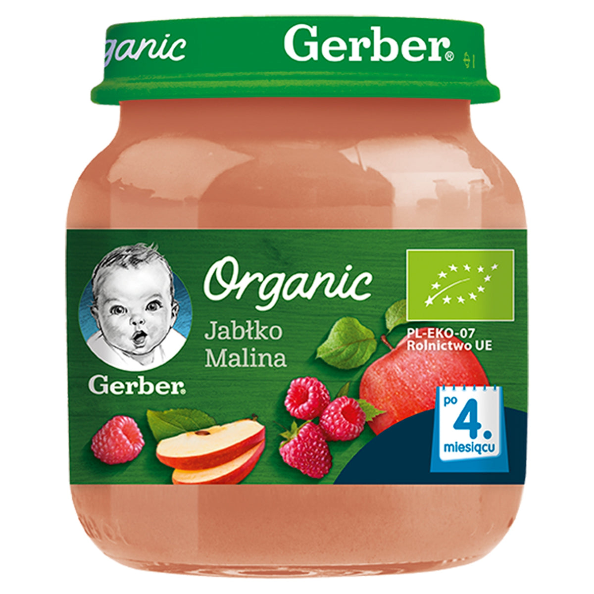 Dessert Gerber mousse Organic Apple Raspberry 125 g
