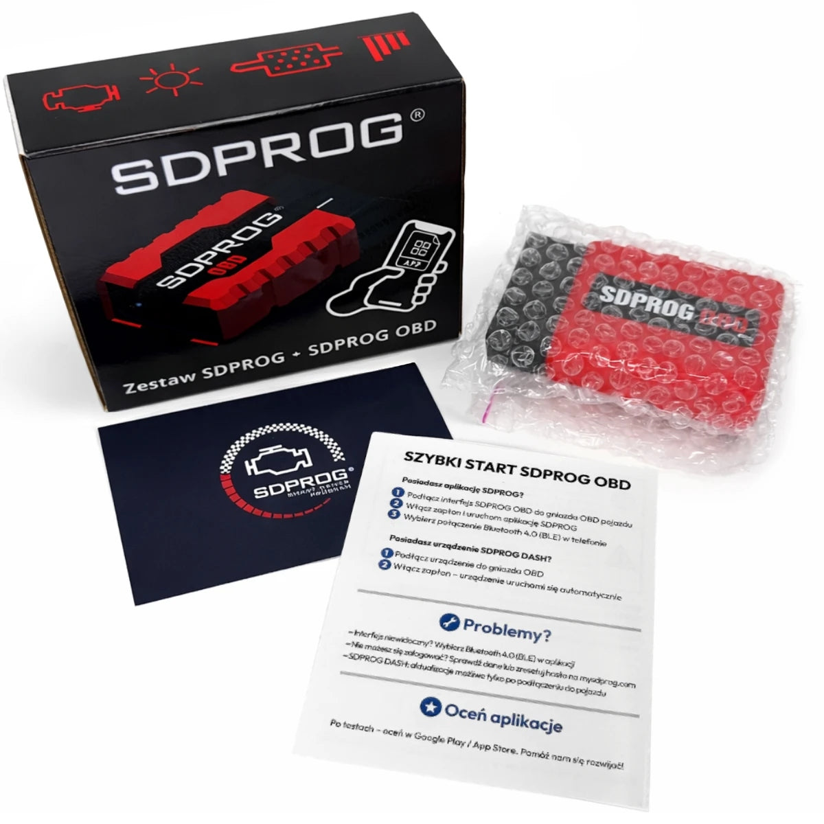 Diagnostic kit for Junak motorcycles - program + interface SDPROG OBD Manufacturer code SETSDOBDPLBIKEJUN