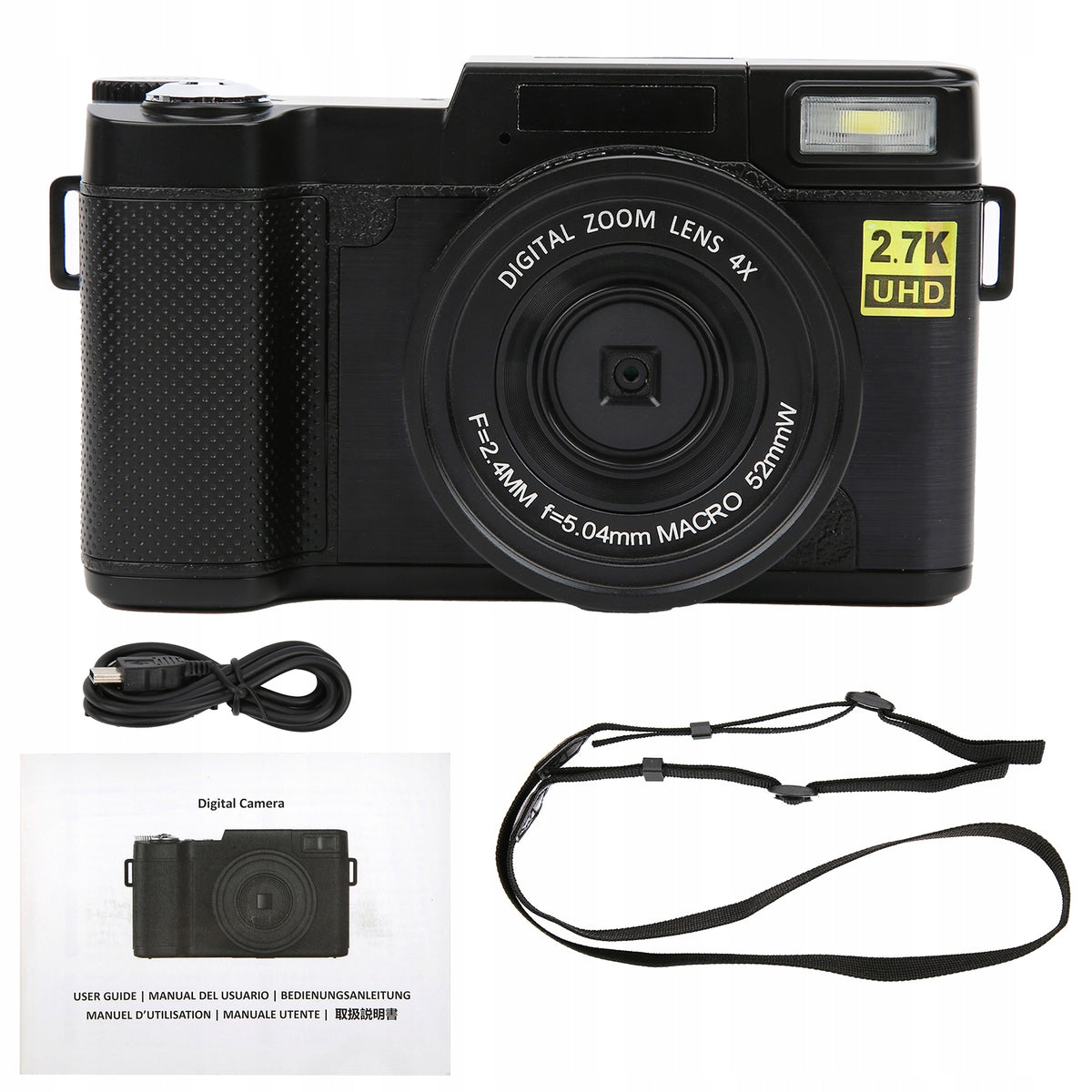 Digital Camera 3 Inch HD 2.7K 30MP P12D110 LCD Screen Manufacturer code 85270631-8f80