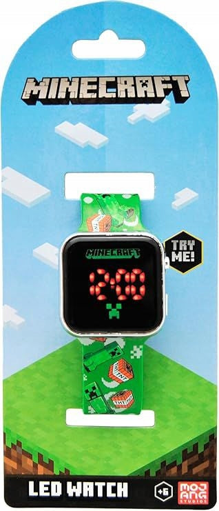 Digital Children's Hand LED Watch For Children / Minecraft