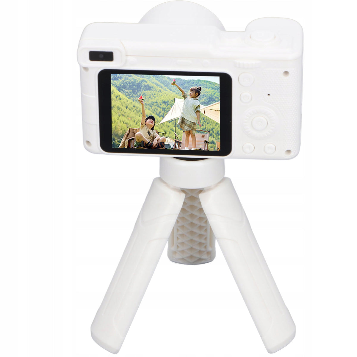 Digital vlogging camera, digital camera with fill lighting d