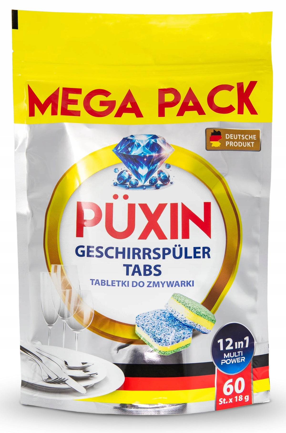 Dishwasher tablets PUXIN 60 pcs.