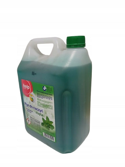 Dishwashing liquid Help 5 l. mint Manufacturer code 5 litrów mięta