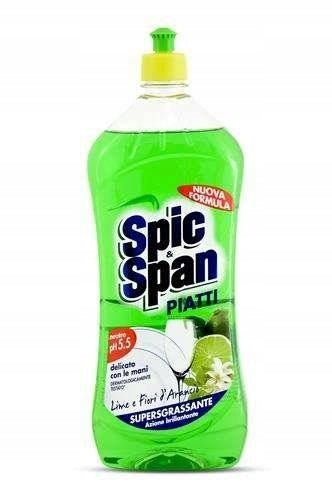 Dishwashing liquid SPIC SPAN LIME & ORANGE 1000ml Manufacturer code 80407294