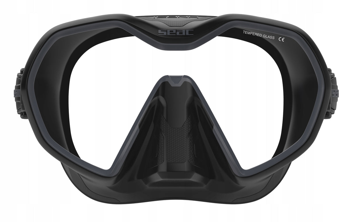 Diving mask glasses Seac Icona black Packaging status original