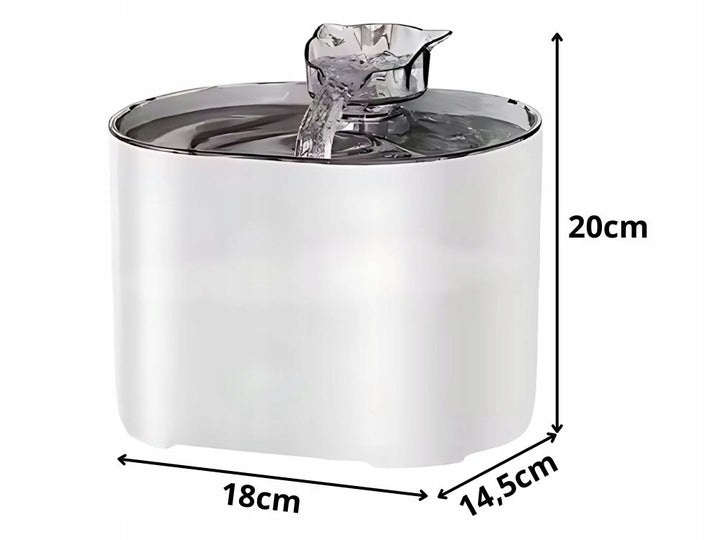 Dog Cat Drinker Fountain Bowl Automatic Drinker Filter 2,2L Sensor Packaging status original