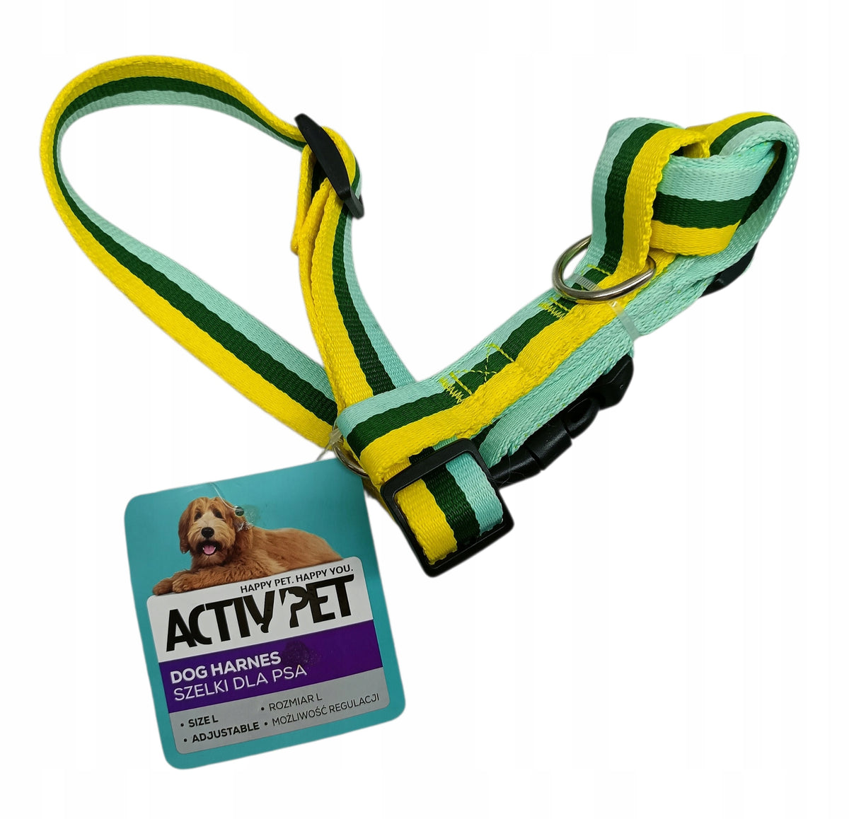 Dog Harness L Active Pet Colorful