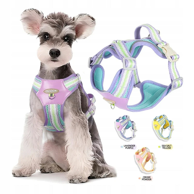 Dog Harness Pressure-Free Lightweight Breathable Reflective Adjustable M