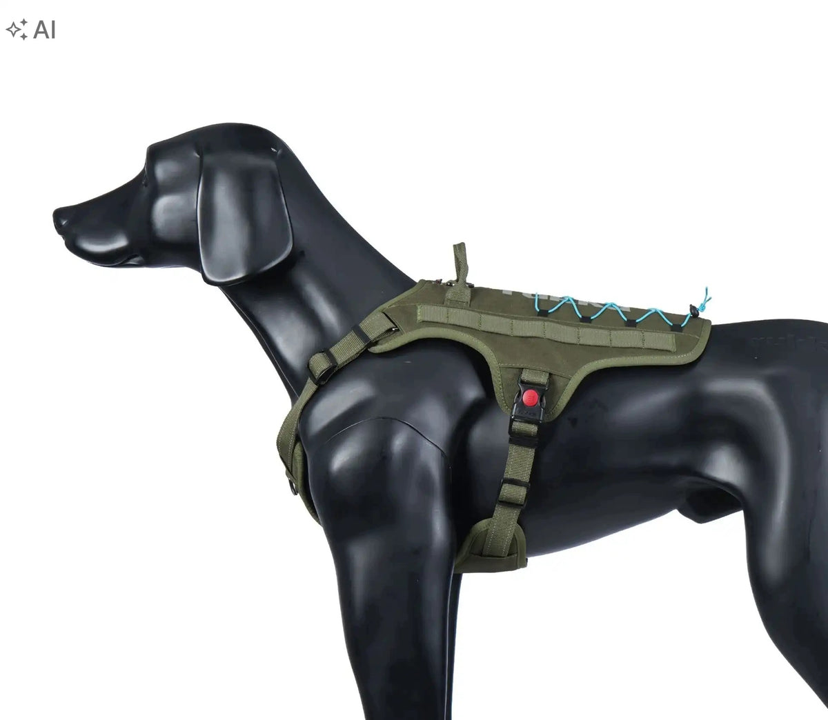 Dog Harness Rukka Bliss X Trek M reflective Packaging status original