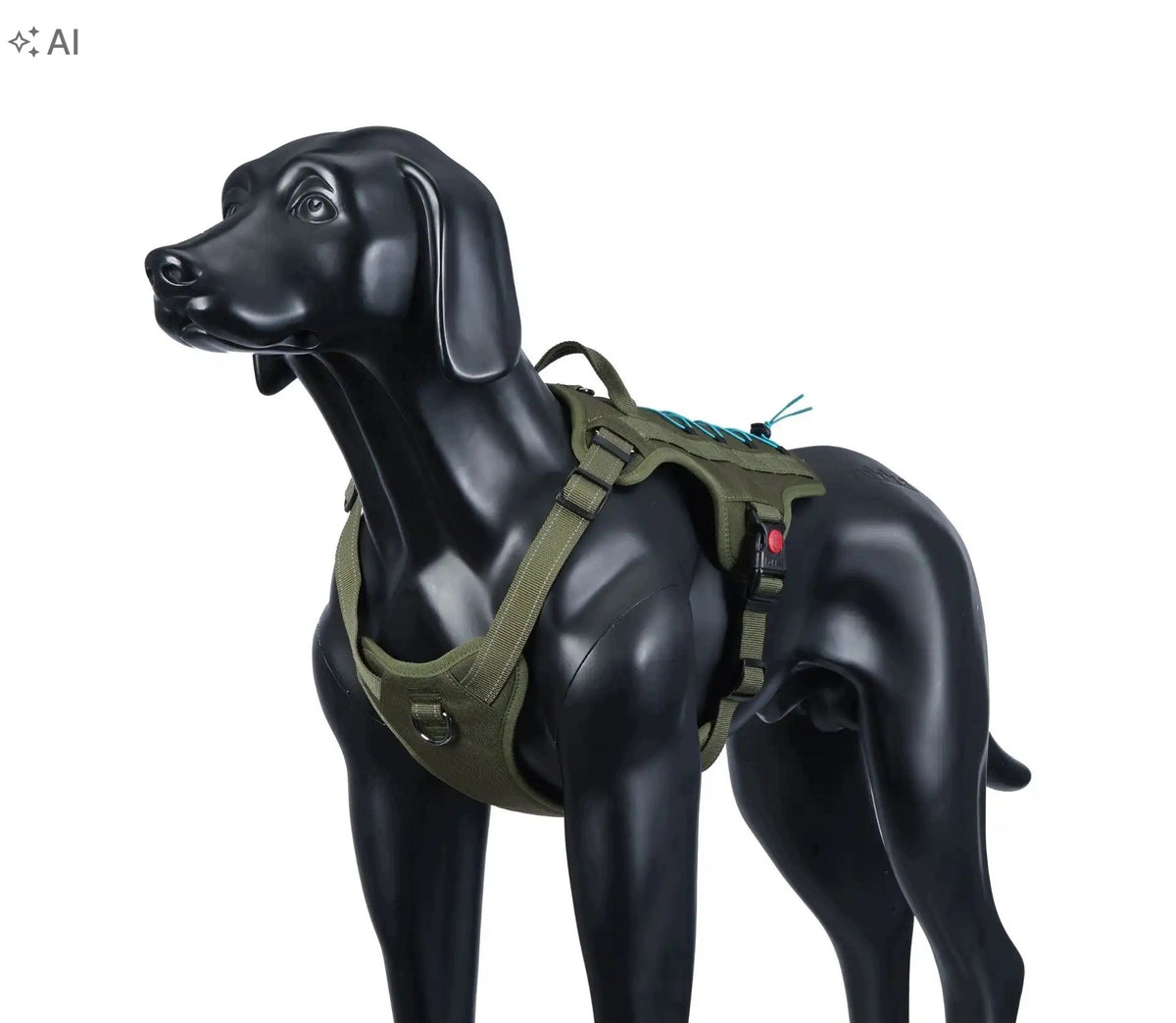 Dog Harness Rukka Bliss X Trek M reflective