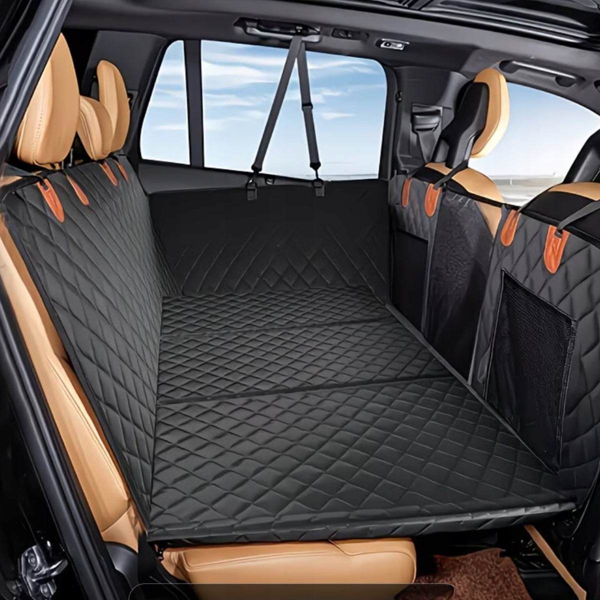 Dog Mat For Car PADDED Seat Cover With Pockets Packaging status original