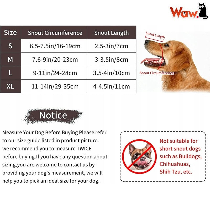 Dog Mesh muzzle plastic adjustable size L black Manufacturer code Kaganiec regulowany siatkowy dla psa