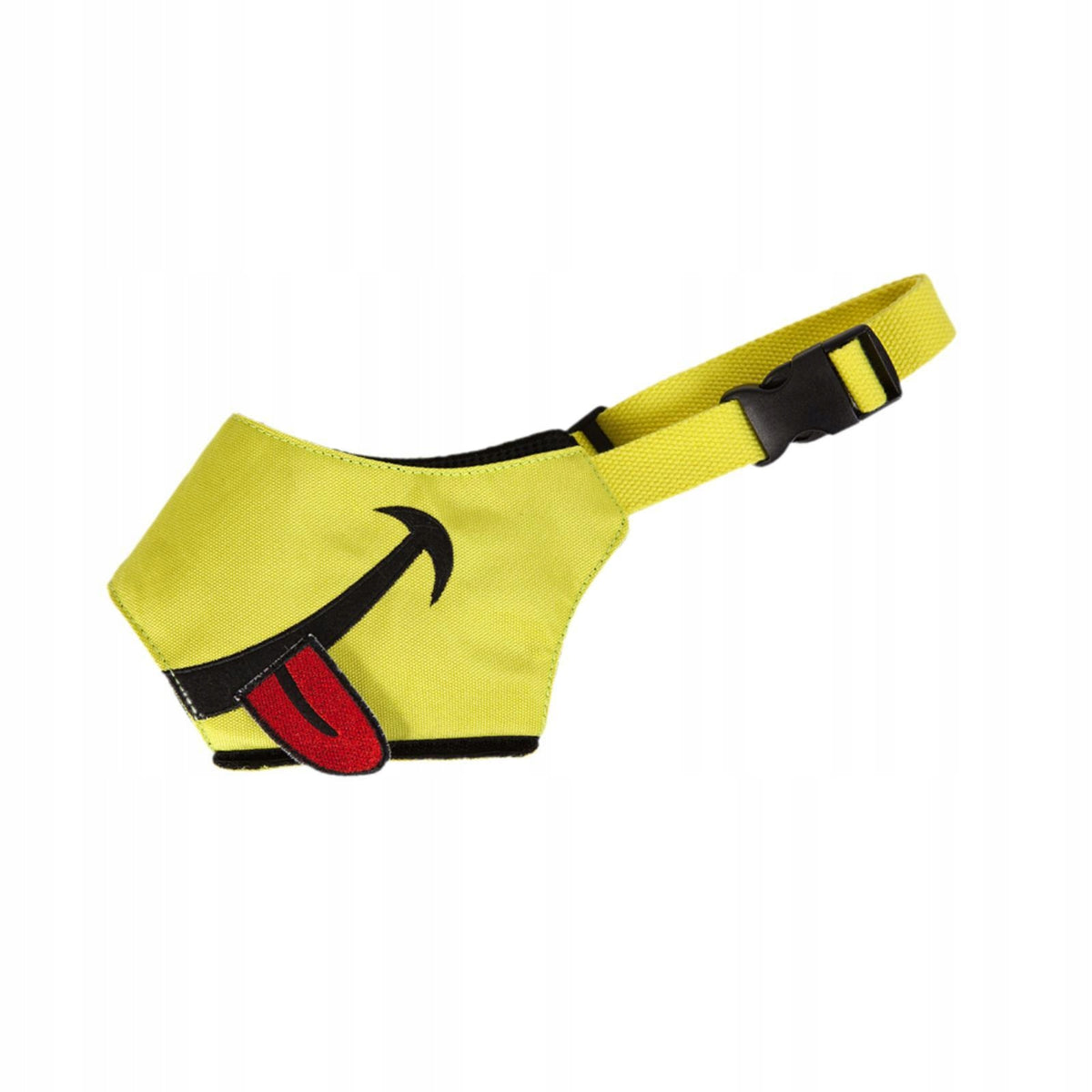 Dog Muzzle Anti Biting Chewing Waterproof Breathable Cartoon L Yellow