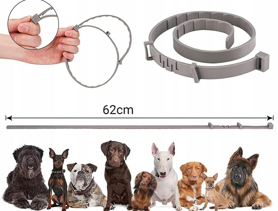 Dog Tick Collar for Fleas – Natural Protection for 8 Months Packaging status original