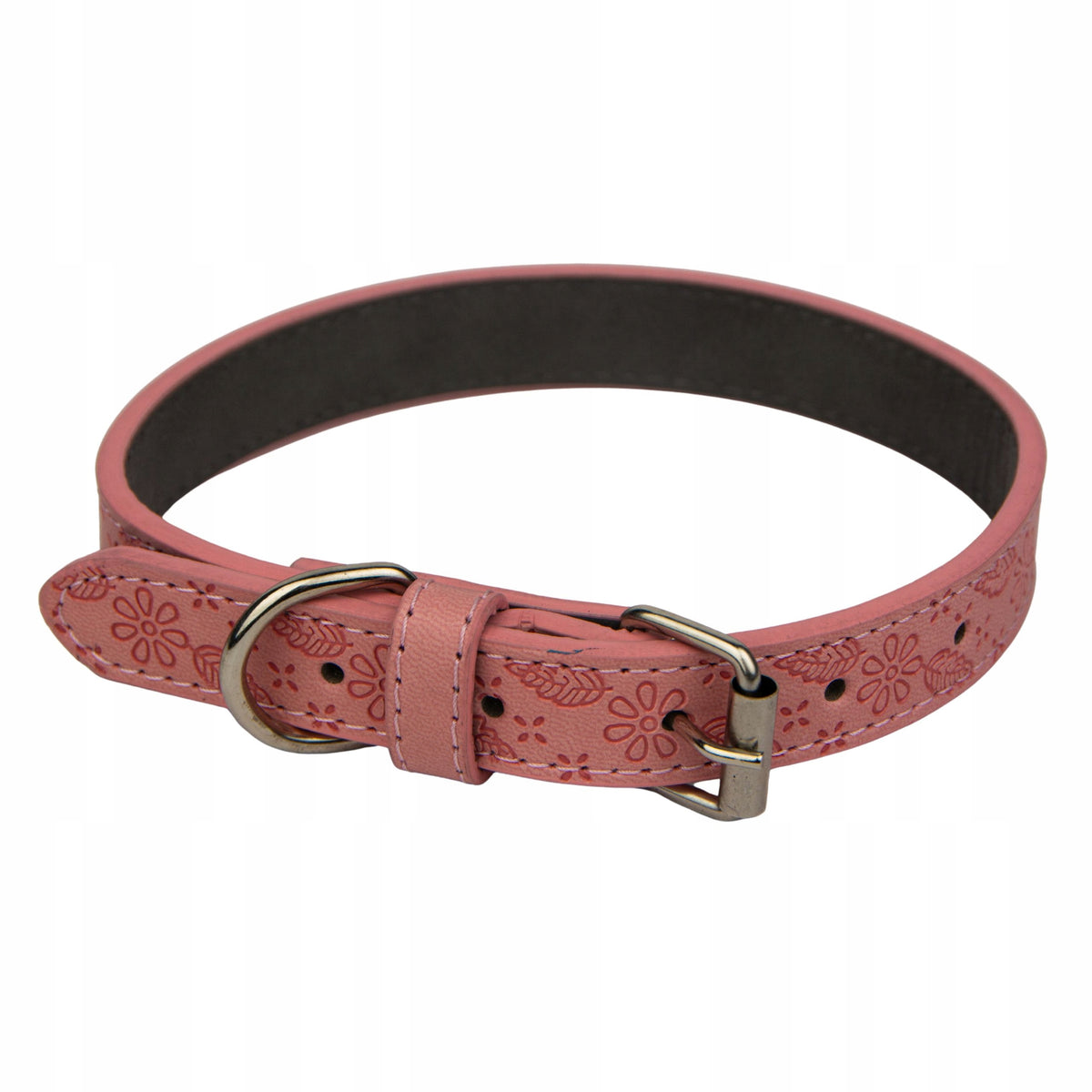 Dog collar durable adjustable strong LEAVES 2cm 32,5-41,5cm M Packaging status original