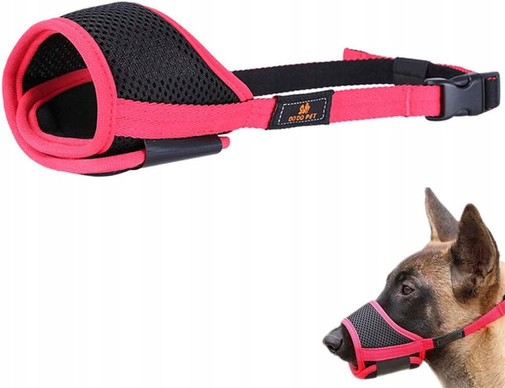 Dog muzzle Material Soft Adjustable Non-pressure Size M