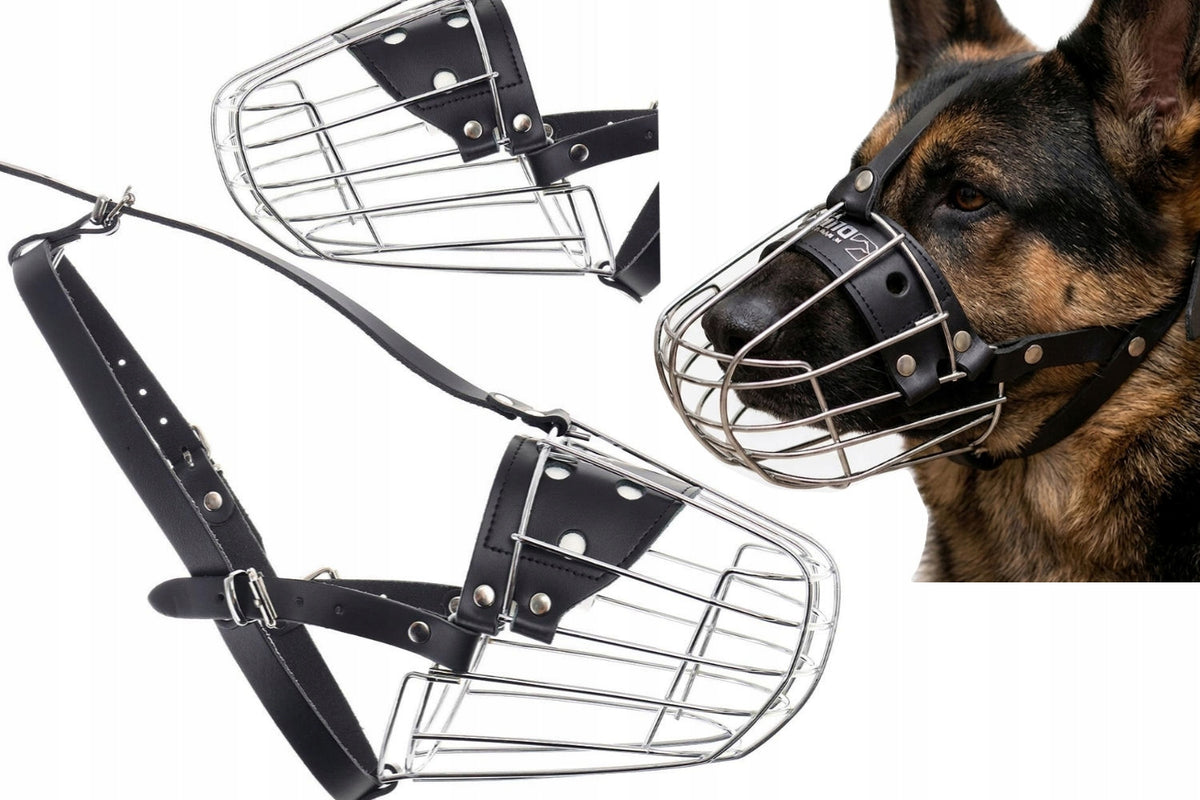 Dog muzzle Metal For Shepherds German Dog