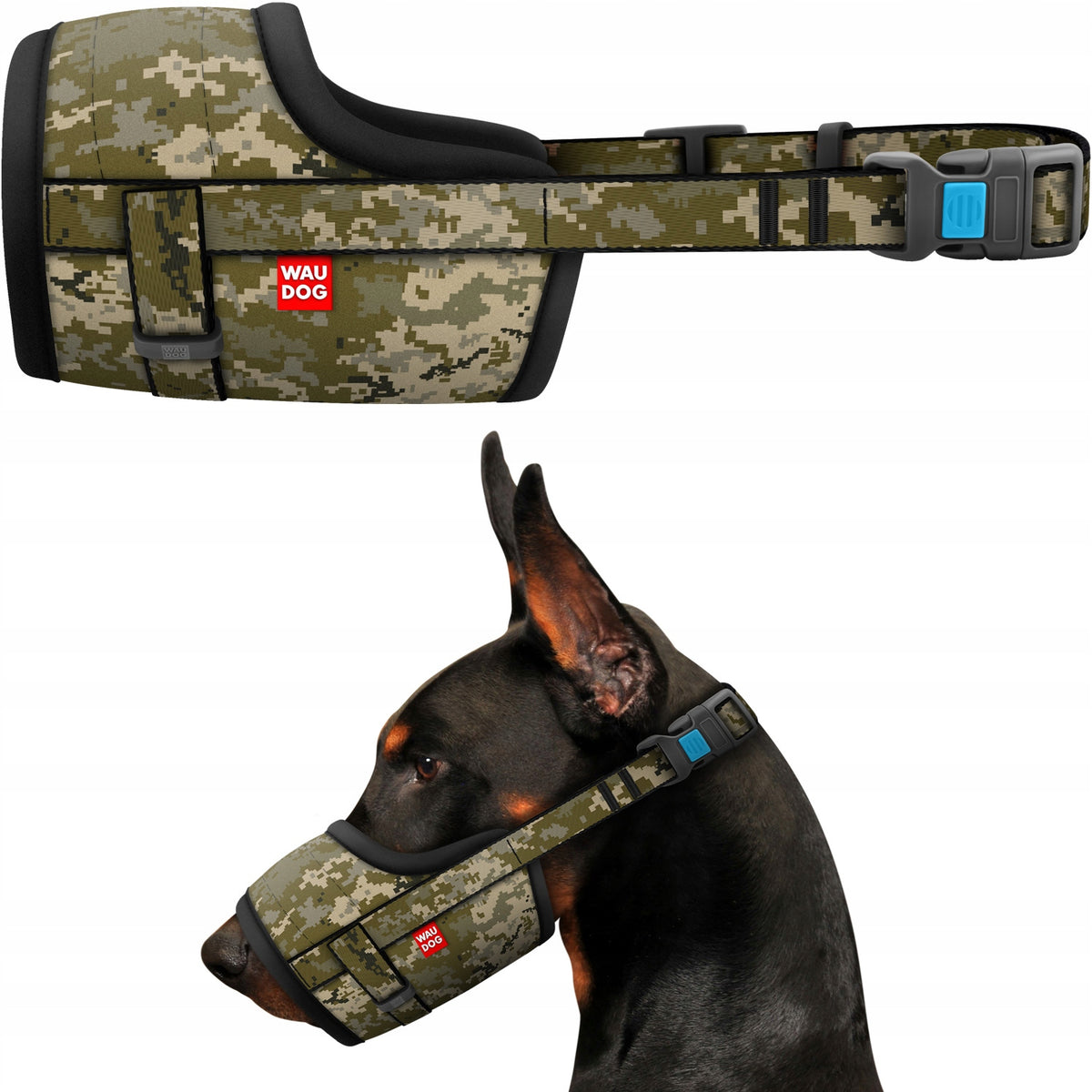 Dog muzzle, Military pattern, reliable, durable, comfortable, r. XL
