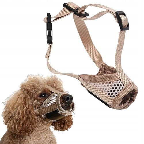 Dog muzzle, Soft muzzle for Animals Preventing Breathing