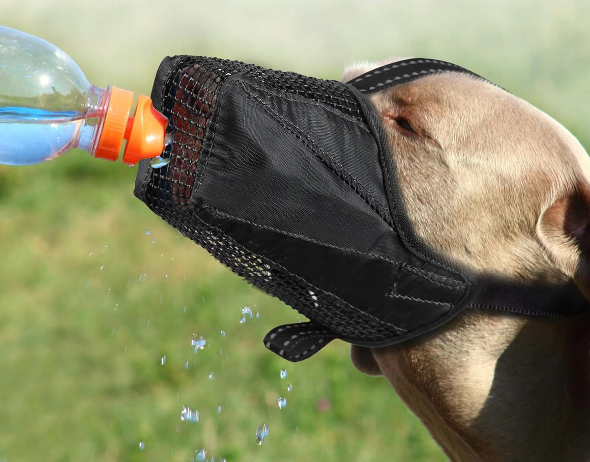 Dog muzzle – soft, breathable (black, size XL) Packaging status original