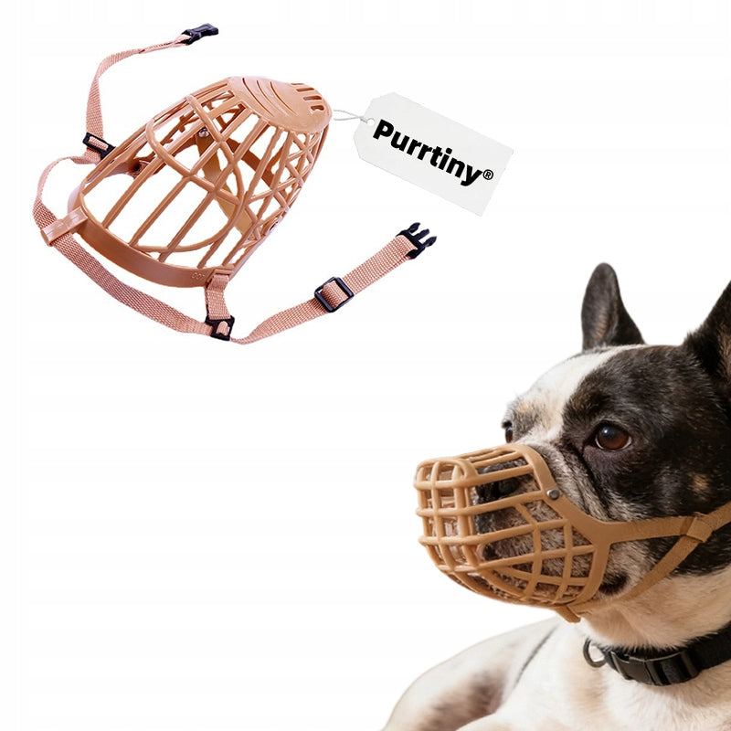Dog muzzle to prevent biting and licking Packaging status original