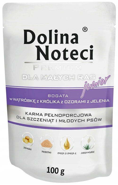 Dolina Noteci Premium Junior Wet Dog Food Rabbit Liver 100 g