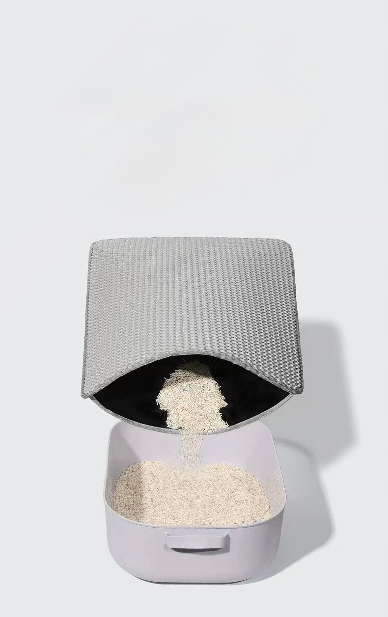 Doormat for litter box 60x45 grey Practical solution for litter! Packaging status original
