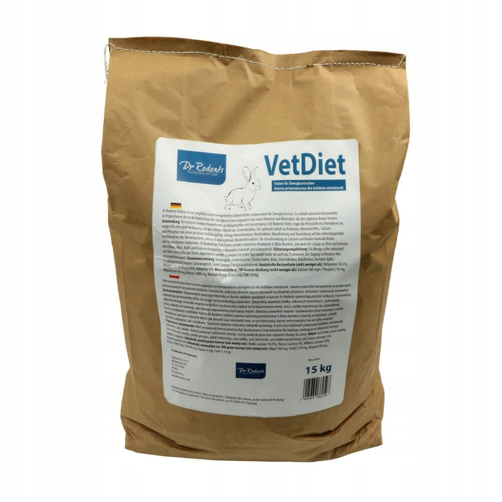 Dr Rodents VetDiet Rabbit Food 15kg