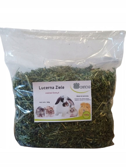 Dried Lucerne Pretty Green Inch Lucerne Herb For Rabbits Rodents 500g