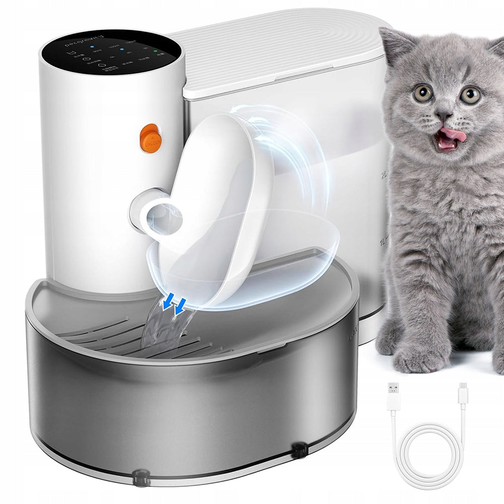Drinker Wireless Cat Fountain Dog Automatic With Filtration Cycle