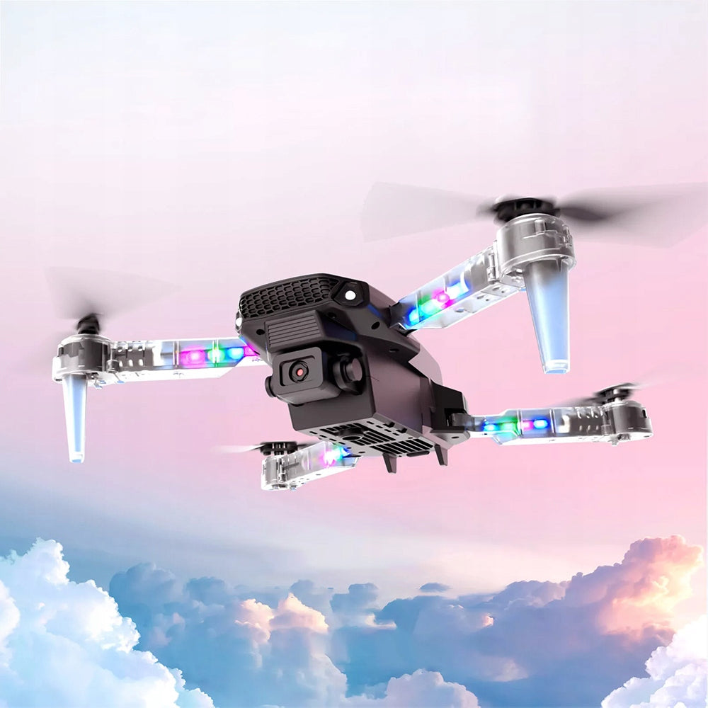 Drone E99 Light Edition With 2 Cameras, Led Arms Wifi Start 1 Button Packaging status original