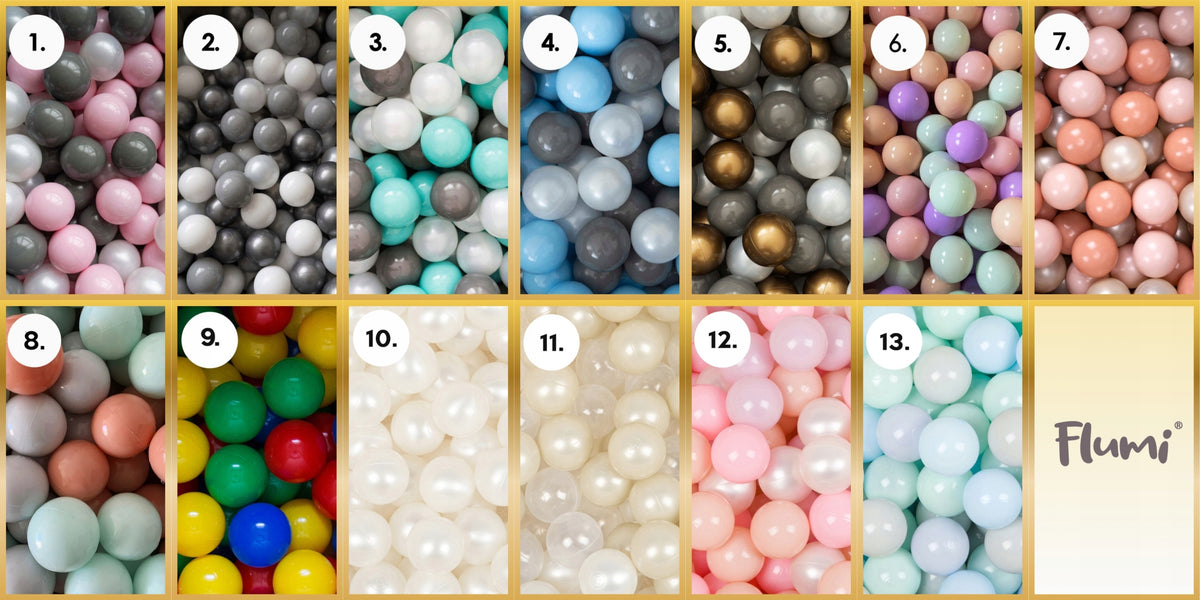 Dry ball pool for children 90x40 200 balls FREEBIES FLUMI Packaging status original