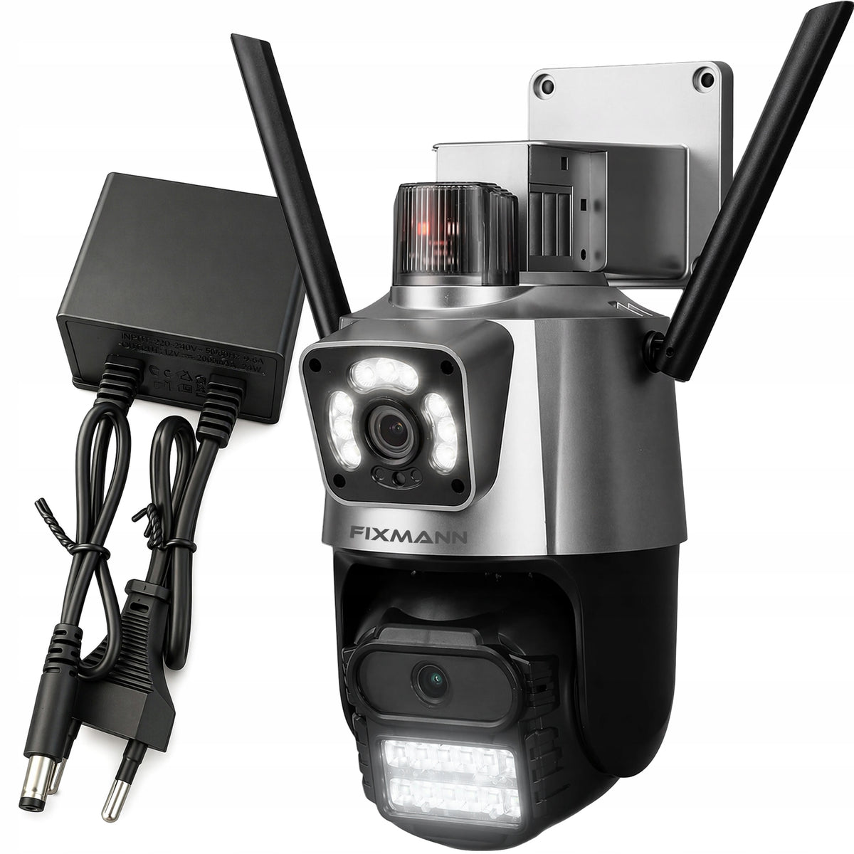 Dual Outdoor Camera Rotating 4MP 5G Infrared Motion Detection