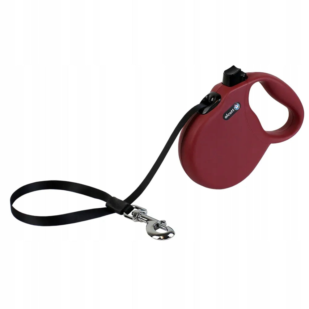 Duncun Wanderer Leash 5m Red - Automatic Dog Leash, Red S