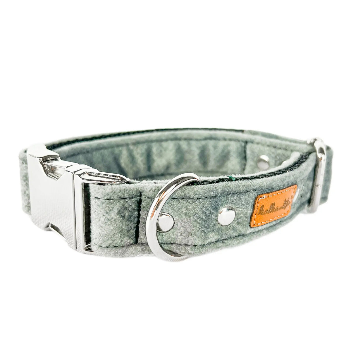 Durable Dog Collar - Grey, S, Metal Buckle Manufacturer code COLLVELSYS