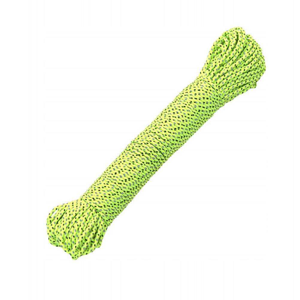 Durable Reflective Tent Rope Green Nylon Cord for Camping Safety