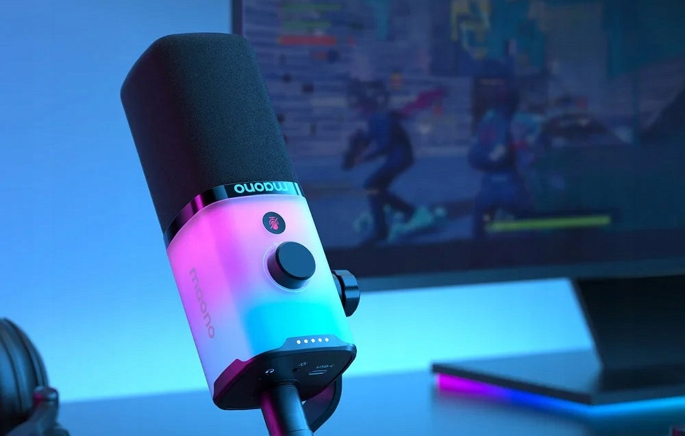 Dynamic Microphone Maono PD100X RGB Backlight XLR USB Gaming Packaging status original