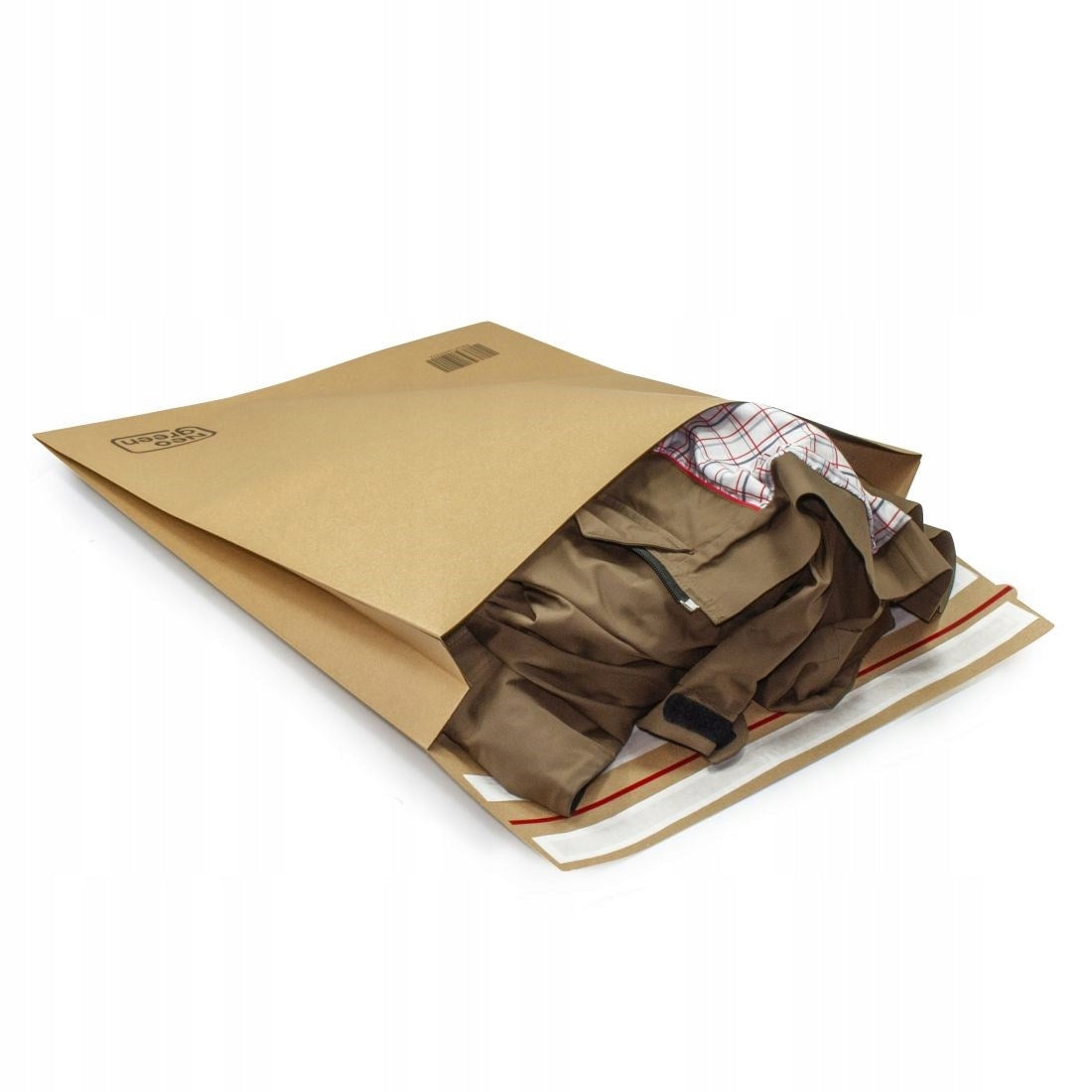 E-COMMERCE Envelope Expandable NeoGreen 40x45x8cm Brown, Kraft For Clothes