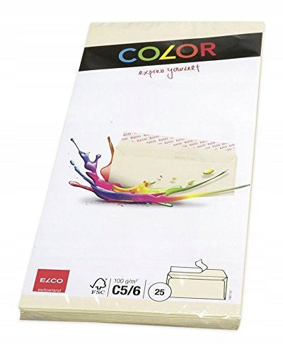 ELCO: ELCO COLOR ENVELOPES DIN LONG WITHOUT WINDOW