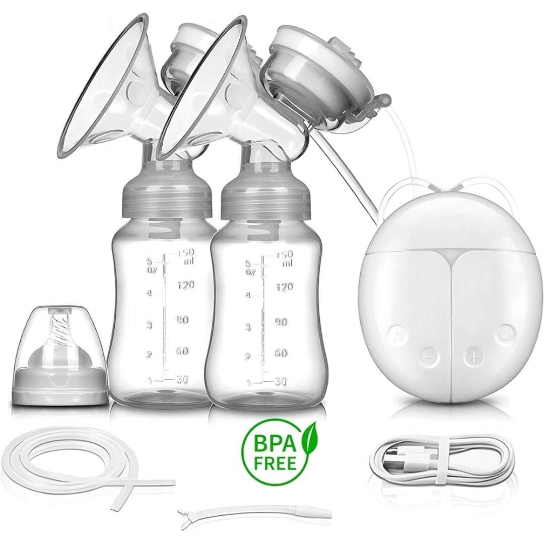 ELECTRIC BREAST PUMP DOUBLE WIRELESS BPA FREE USB FOR EXTRACTION