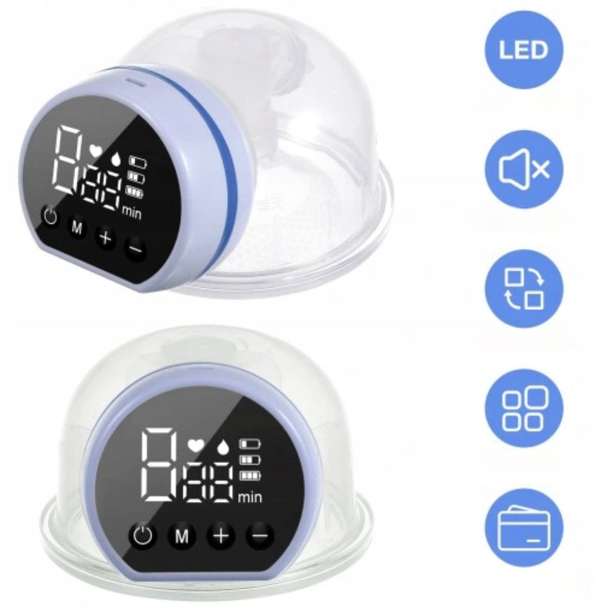 ELECTRIC BREAST PUMP Portable Automatic Hands Free Double Packaging status original