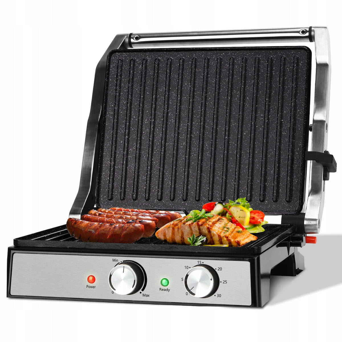 ELECTRIC GRILL CONTACT PANINI TOASTER 2000W 180°