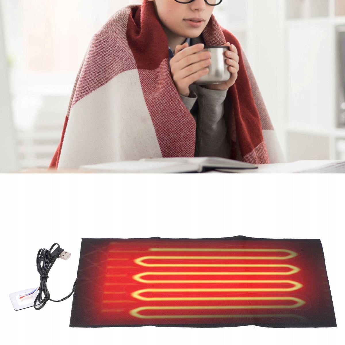 ELECTRIC HEATING CUSHION USB 5V 2A Packaging status original